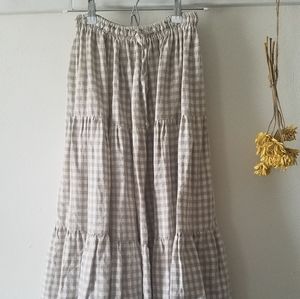 Blue Anemone prairie skirt